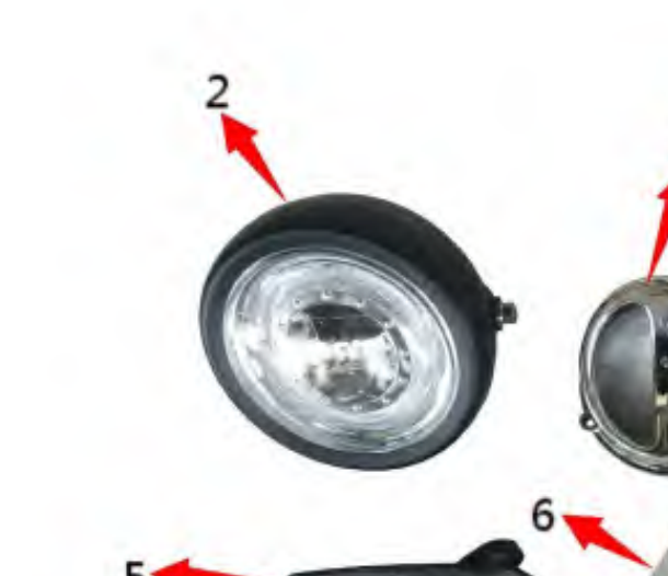 Buy Headlight for PMZ50-22 Maddog Gen 5 scooter